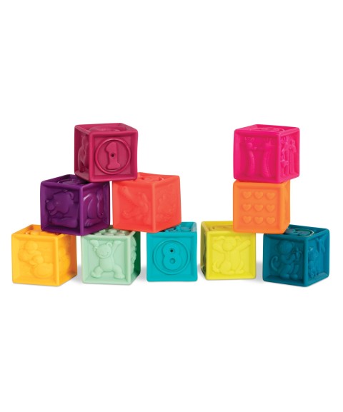 10 BLOCS À EMPILER ACIDULÉS - ONE TWO SQUEEZE