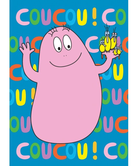 POSTCARD BARBAPAPA "COUCOU"