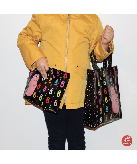 SMALL BAG BARBAPAPA BLACK