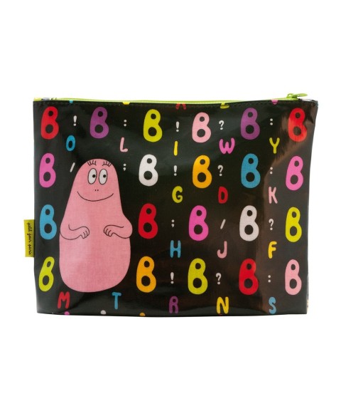 LARGE POUCH BARBAPAPA BLACK