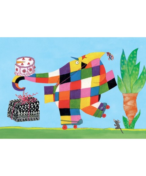 SET OF 10 INVITATION CARDS ELMER