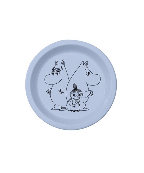 ASSIETTE BÉBÉ MOOMIN BLEU Ø18 cm