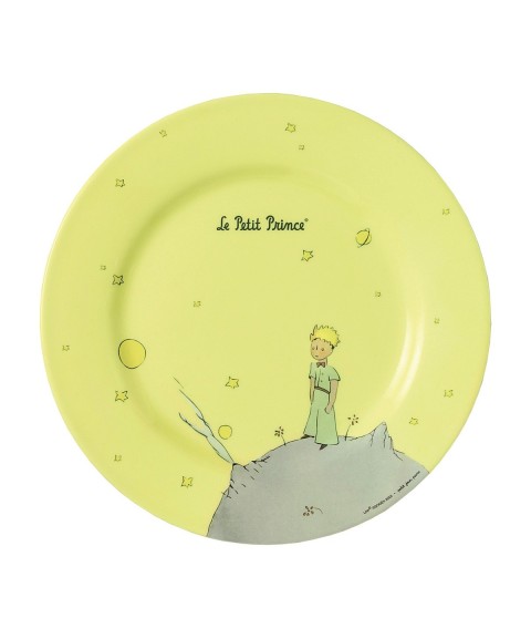 ASSIETTE LE PETIT PRINCE JAUNE Ø23cm