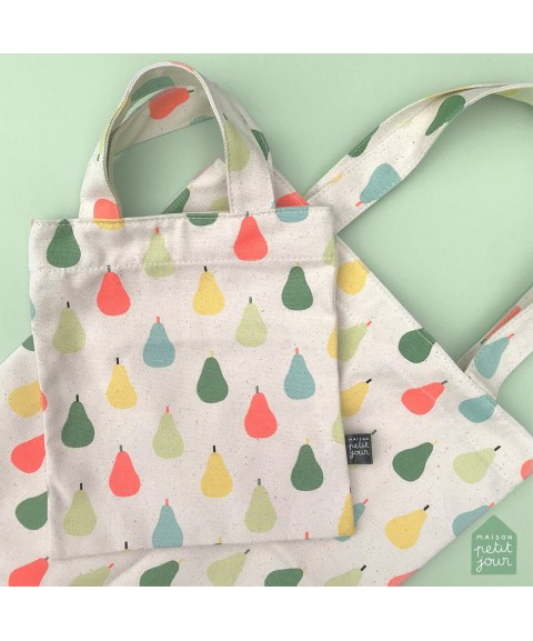 MINI TOTE BAG LES POIRES