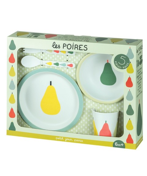 COFFRET CADEAU 5 PIÈCES LES POIRES