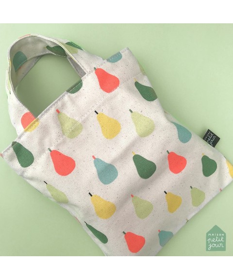 MINI TOTE BAG LES POIRES