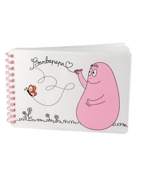 CARNET 50 FEUILLES À DESSINS BARBAPAPA