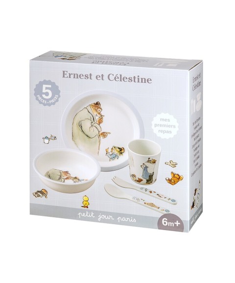 COFFRET CADEAU 5 PIÈCES ERNEST ET CÉLESTINE