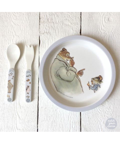 BABY PLATE ERNEST ET CÉLESTINE Ø18cm