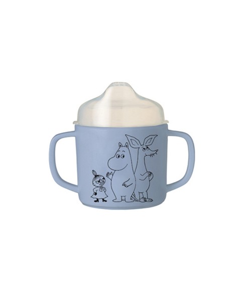 TASSE D'APPRENTISSAGE ANTIDÉRAPANTE MOOMIN BLEUE 