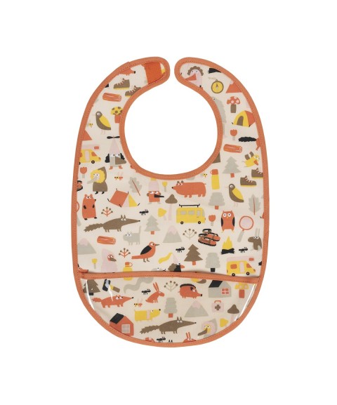 COATED COTTON BIB L'AVENTURE