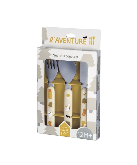 SET DE 3 COUVERTS L'AVENTURE