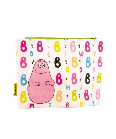 LARGE POUCH BARBAPAPA WHITE