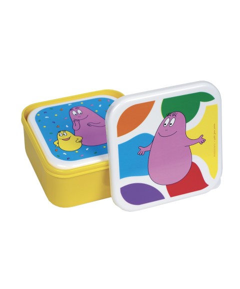 SET OF 3 LUNCH BOXES BARBAPAPA