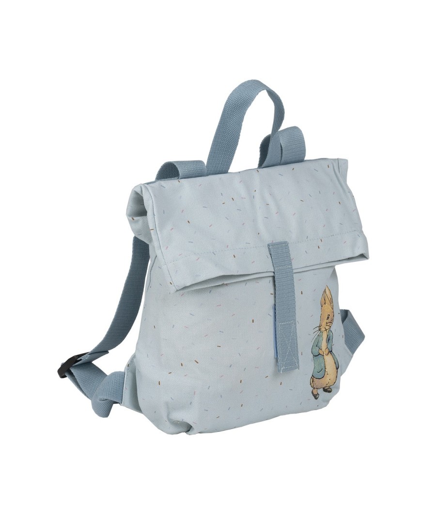 BACKPACK MINI MESSENGER PETER RABBIT BLUE