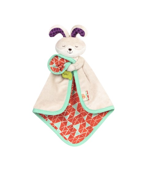 DOUDOU / COUVERTURE LAPIN - B.SNUGGLIES FLUFFY BUNZ 