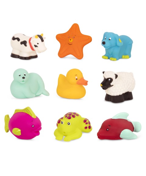 DES PETITS COPAINS MARINS POUR LE BAIN - SQUISH & SPLASH BATH BUDDIES