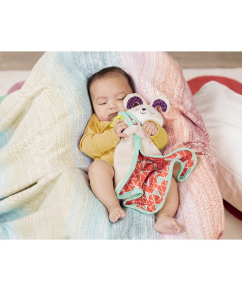 DOUDOU / COUVERTURE LAPIN - B.SNUGGLIES FLUFFY BUNZ 