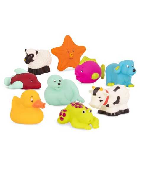 DES PETITS COPAINS MARINS POUR LE BAIN - SQUISH & SPLASH BATH BUDDIES