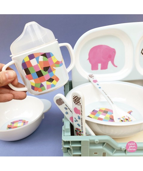 BOWL WITH SUCTION PAD AND SPOON ELMER