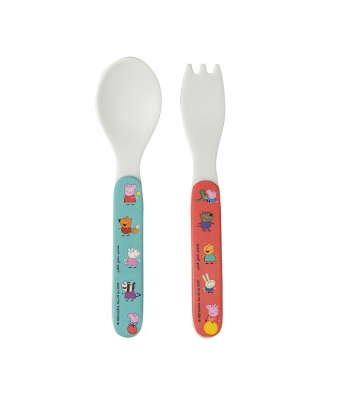 2-PIECE CUTLERY SET PEPPA PIG