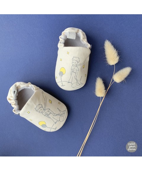 MES 1ERS CHAUSSONS LE PETIT PRINCE ET LE RENARD 6-12 MOIS