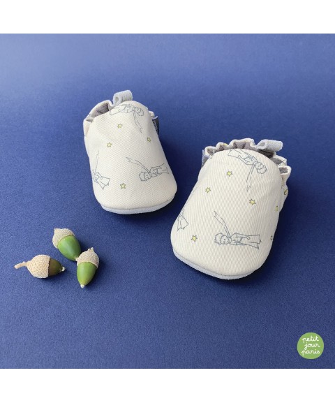 MES 1ERS CHAUSSONS ALL OVER LE PETIT PRINCE 3-6 MOIS