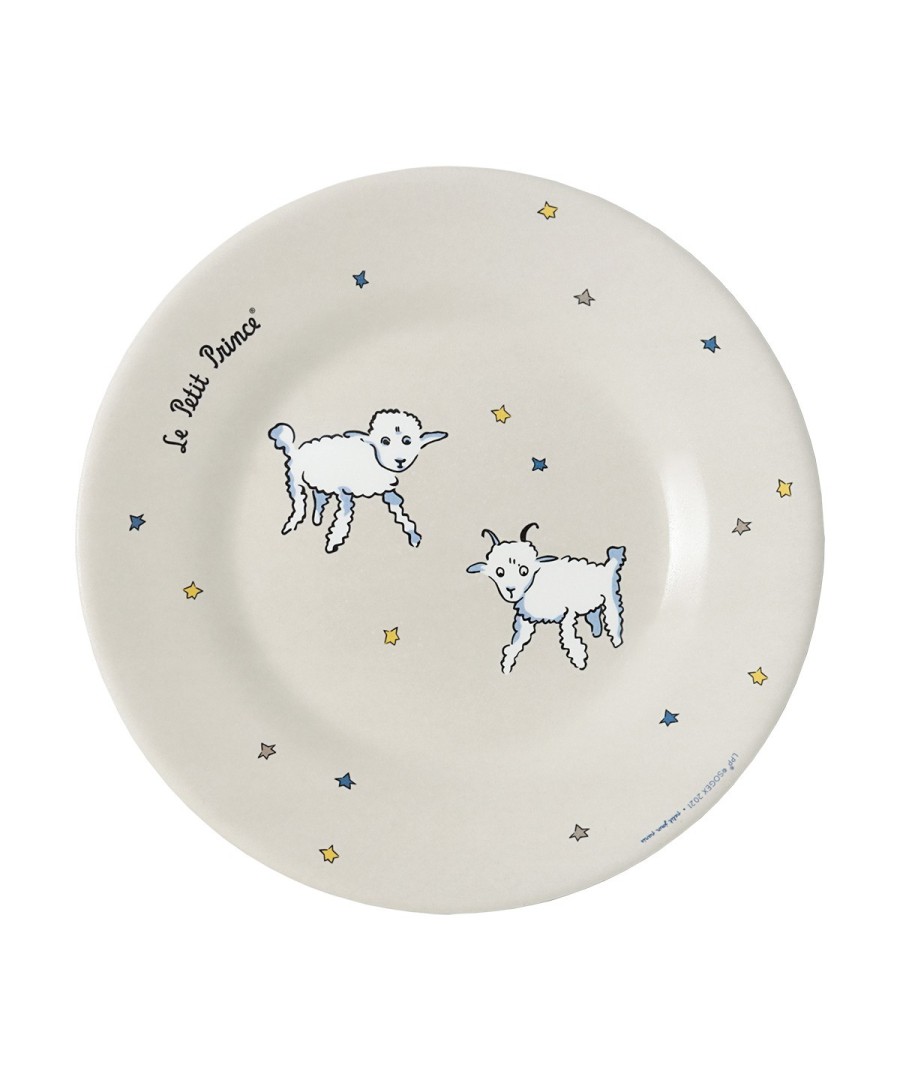 DESSERT PLATE THE LITTLE PRINCE BEIGE Ø 20cm