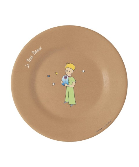 ASSIETTE À DESSERT LE PETIT PRINCE MARRON Ø 20cm