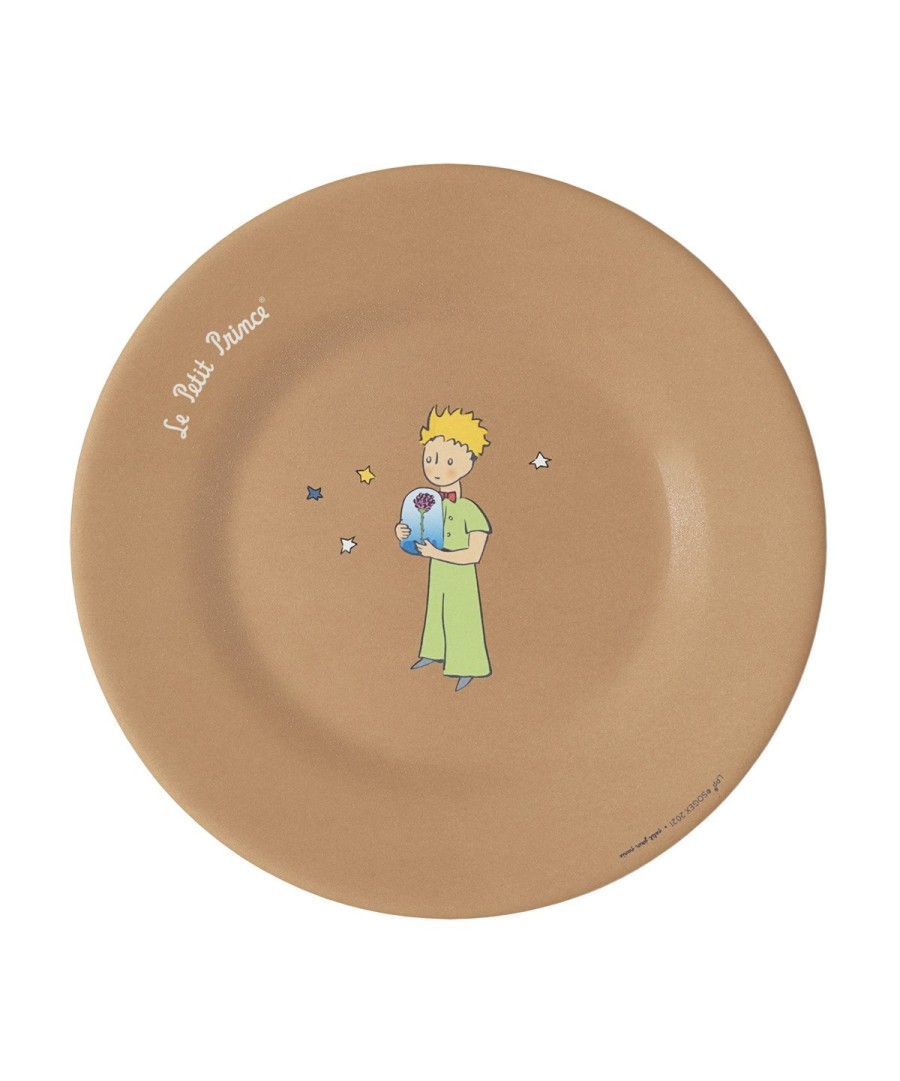 ASSIETTE À DESSERT LE PETIT PRINCE MARRON Ø 20cm