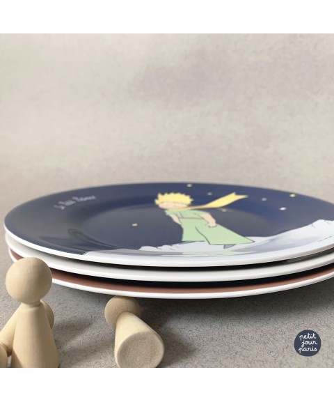 DESSERT PLATE THE LITTLE PRINCE BROWN Ø 20cm