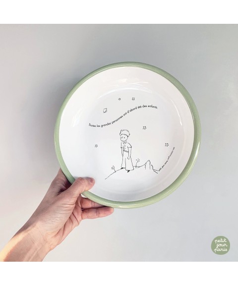 ASSIETTE ÉMAIL LE PETIT PRINCE