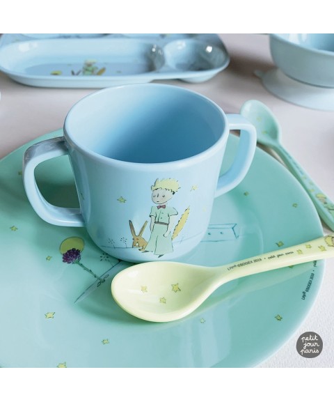 ASSIETTE LE PETIT PRINCE VERTE Ø23cm