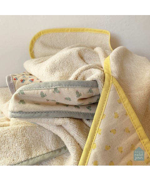 HOODED TOWEL LES LAPINS