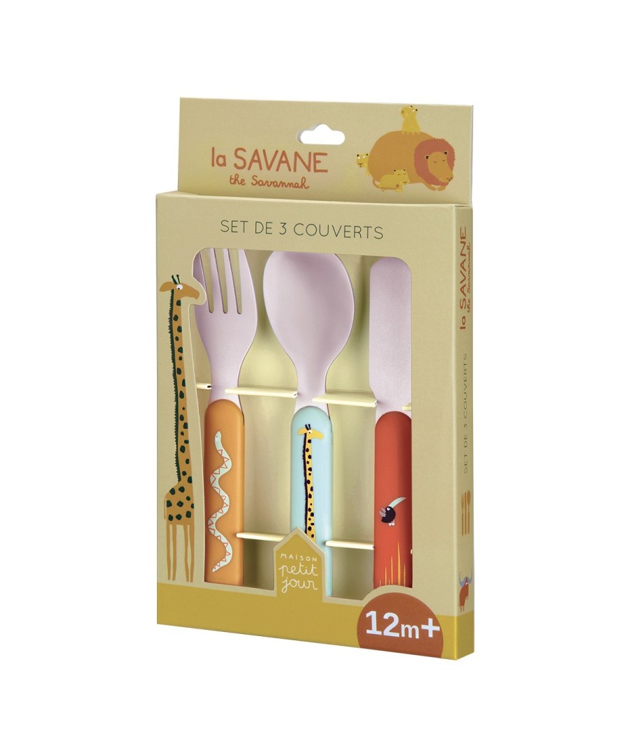 SET DE 3 COUVERTS LA SAVANE