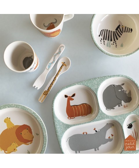 4-COMPARTMENT SERVING TRAY LA SAVANE