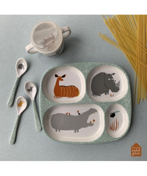 4-COMPARTMENT SERVING TRAY LA SAVANE