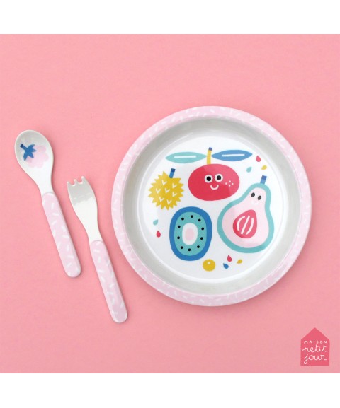 BABY PLATE TUTTI FRUTTI