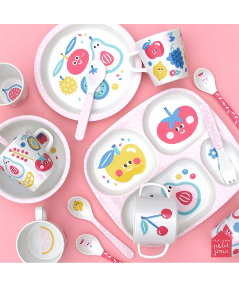 BABY PLATE TUTTI FRUTTI