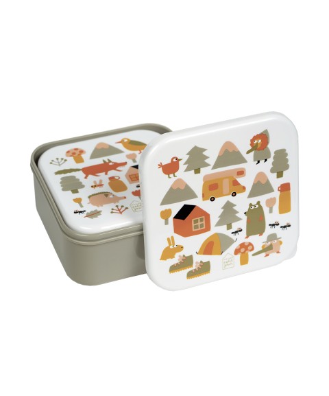 SET OF 3 LUNCH BOXES  L'AVENTURE