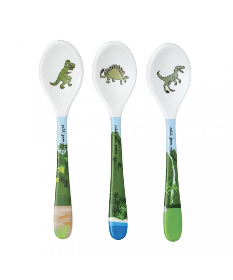 SET OF 3 SPOONS LES DINOSAURES