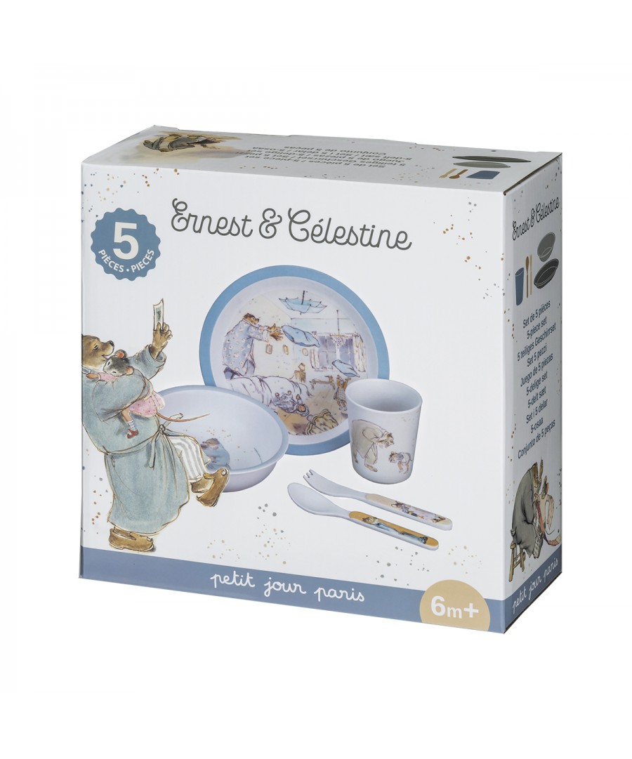5-PIECE GIFT BOX ERNEST & CÉLESTINE BLUE