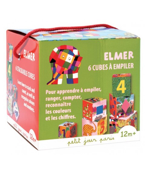 CUBES GIGOGNES ELMER (6 CUBES)