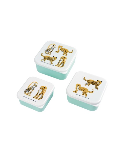 SET DE 3 LUNCH BOX LES JAGUARS