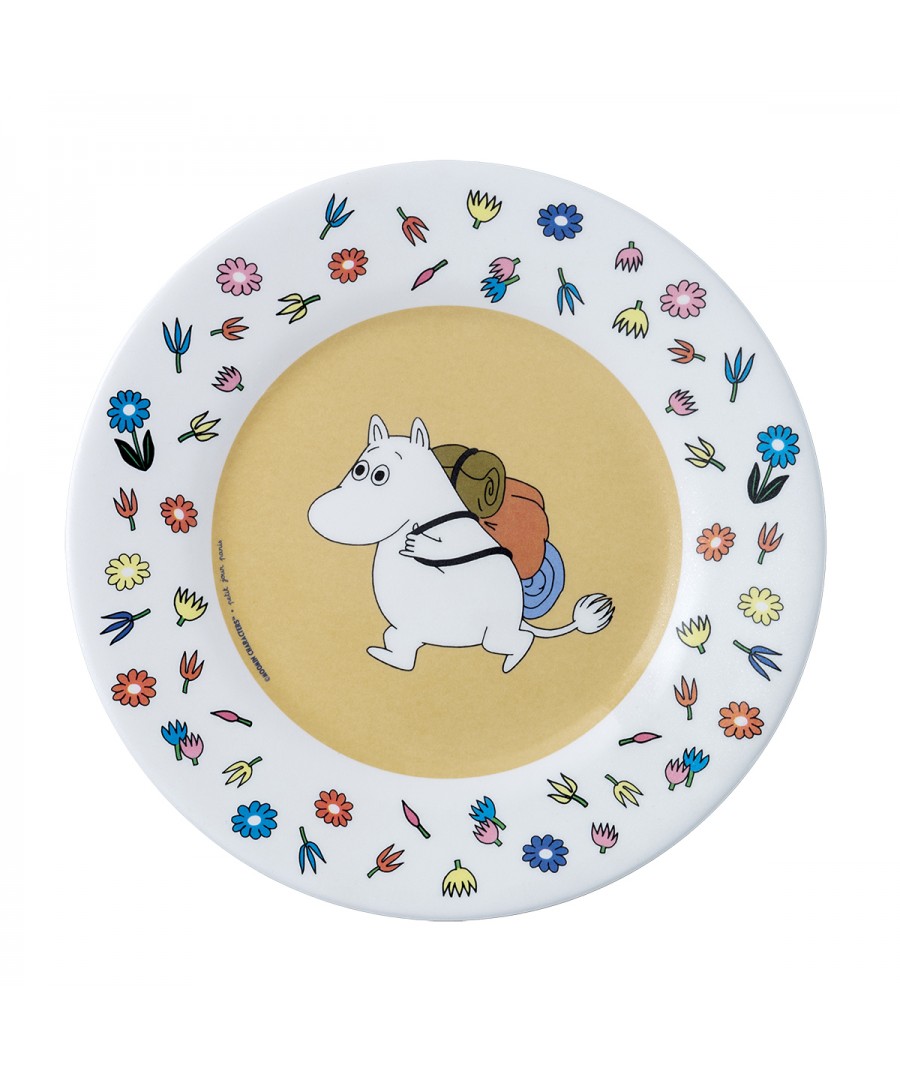 ASSIETTE À DESSERT MOOMIN BLANCHE Ø20 cm