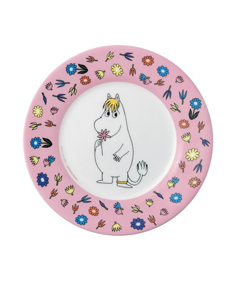 ASSIETTE À DESSERT MOOMIN ROSE Ø20 cm