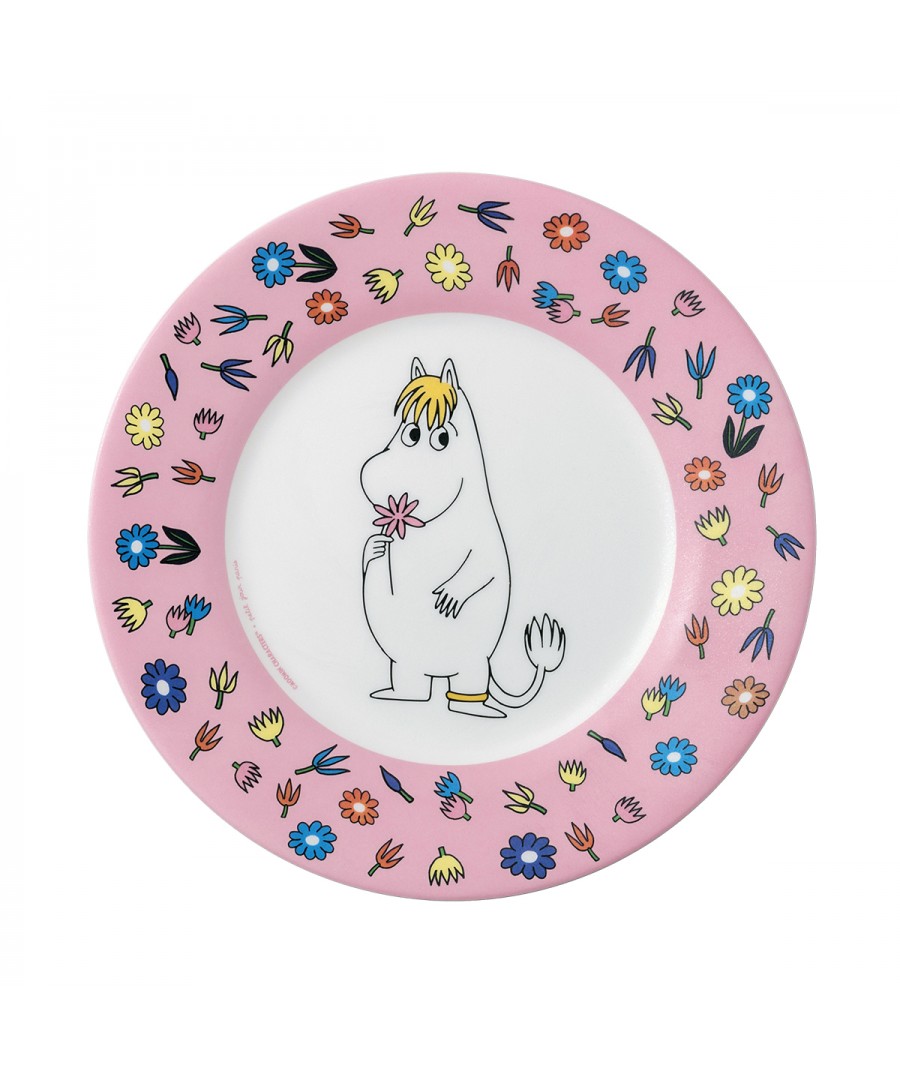 ASSIETTE À DESSERT MOOMIN ROSE Ø20 cm