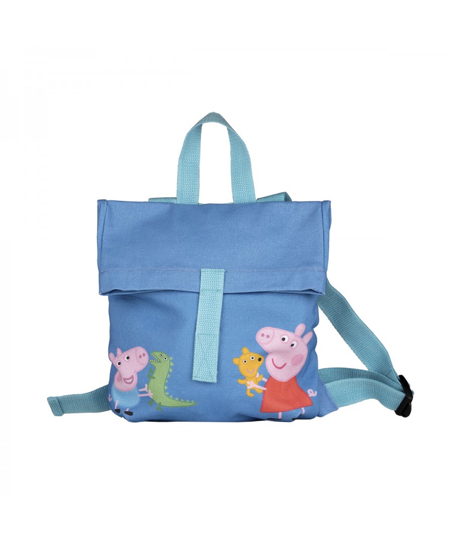 BACKPACK MINI MESSENGER PEPPA PIG BLUE