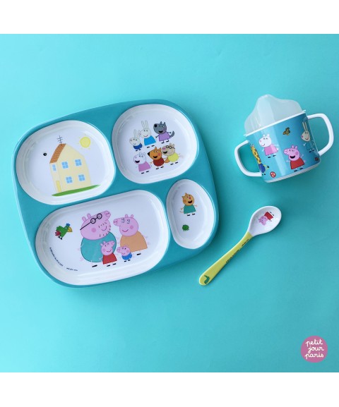 4-COMPARTMENT SERVING TRAY PEPPA PIG