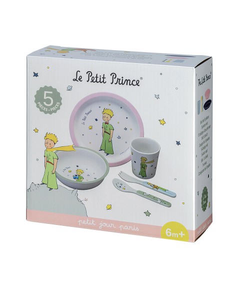 COFFRET CADEAU 5 PIÈCES LE PETIT PRINCE ROSE